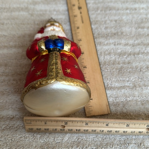 Christopher Radko Glass Christmas Ornament Ded Moroz Santa Red & Gold Robe - Picture 16 of 16